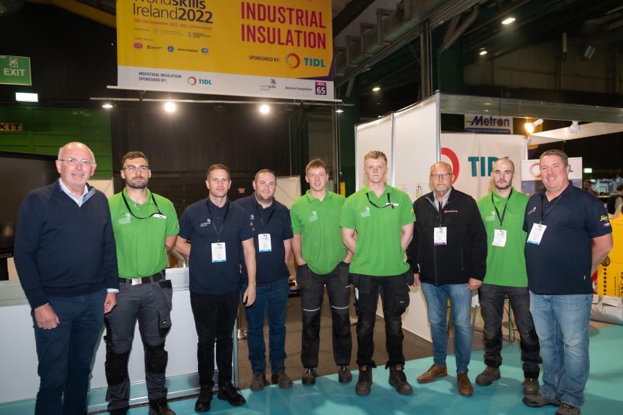 ISOPARTNER Ireland sponsors the Industrial Insulation Section of the World Skills Ireland 2022
